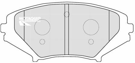 MOTAQUIP Комплект тормозных колодок, дисковый тормоз LVXL1211
