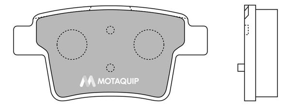 MOTAQUIP Bremžu uzliku kompl., Disku bremzes LVXL1261