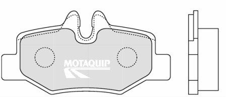 MOTAQUIP Комплект тормозных колодок, дисковый тормоз LVXL1270
