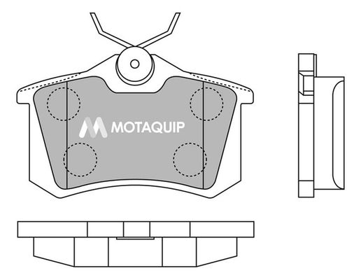 MOTAQUIP Комплект тормозных колодок, дисковый тормоз LVXL1273