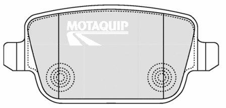 MOTAQUIP Bremžu uzliku kompl., Disku bremzes LVXL1294