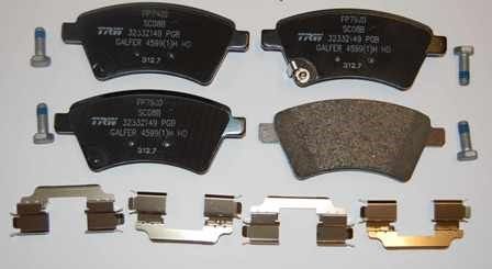 MOTAQUIP Комплект тормозных колодок, дисковый тормоз LVXL1304