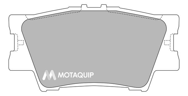 MOTAQUIP Комплект тормозных колодок, дисковый тормоз LVXL1307