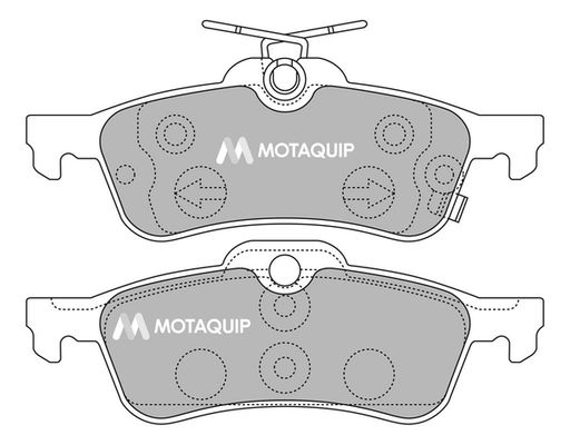 MOTAQUIP Комплект тормозных колодок, дисковый тормоз LVXL1322