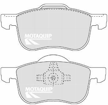 MOTAQUIP Комплект тормозных колодок, дисковый тормоз LVXL1326