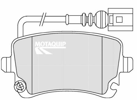 MOTAQUIP Комплект тормозных колодок, дисковый тормоз LVXL1327