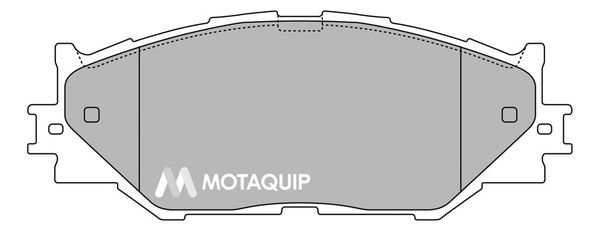 MOTAQUIP Bremžu uzliku kompl., Disku bremzes LVXL1352