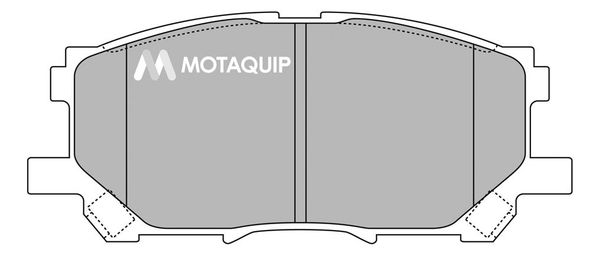 MOTAQUIP Bremžu uzliku kompl., Disku bremzes LVXL1366