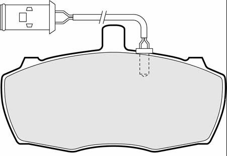 MOTAQUIP Комплект тормозных колодок, дисковый тормоз LVXL1369
