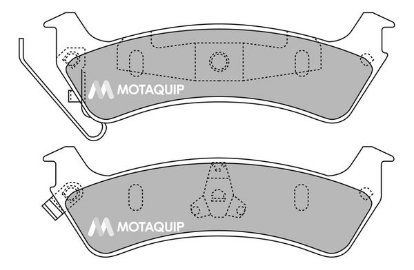 MOTAQUIP Комплект тормозных колодок, дисковый тормоз LVXL1380