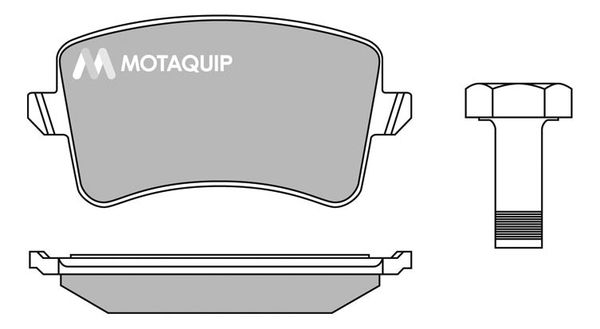 MOTAQUIP Комплект тормозных колодок, дисковый тормоз LVXL1387