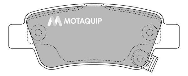 MOTAQUIP Комплект тормозных колодок, дисковый тормоз LVXL1399