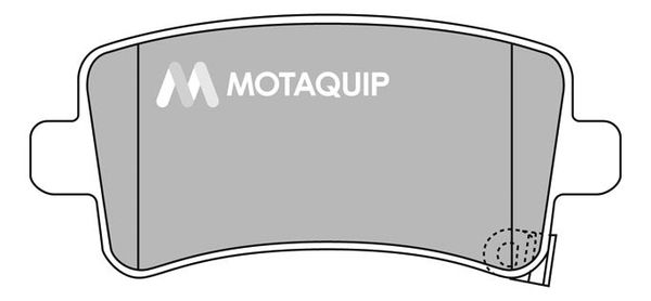 MOTAQUIP Комплект тормозных колодок, дисковый тормоз LVXL1408