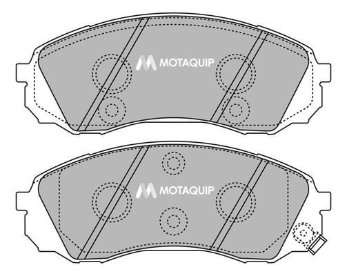 MOTAQUIP Комплект тормозных колодок, дисковый тормоз LVXL1420