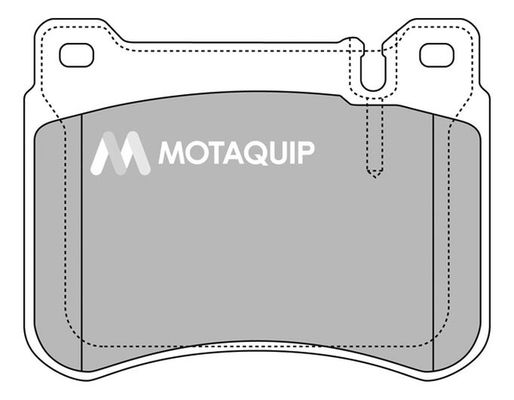 MOTAQUIP Комплект тормозных колодок, дисковый тормоз LVXL1426