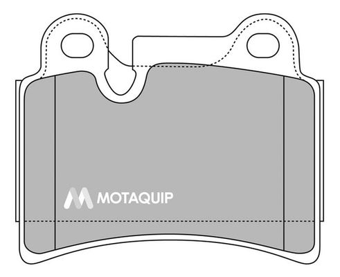 MOTAQUIP Комплект тормозных колодок, дисковый тормоз LVXL1441