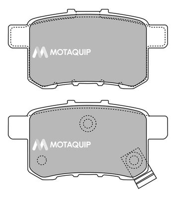 MOTAQUIP Комплект тормозных колодок, дисковый тормоз LVXL1448
