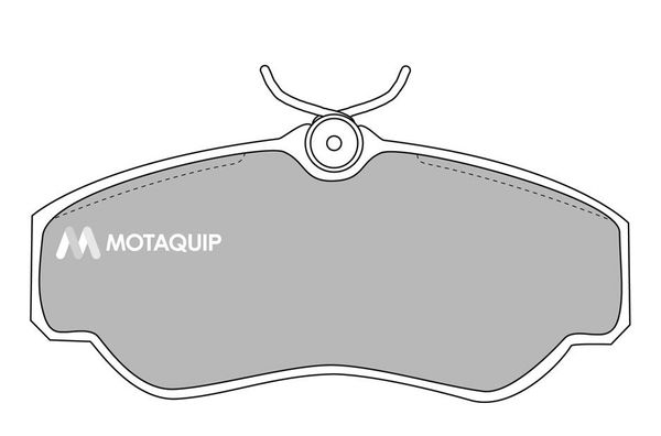 MOTAQUIP Комплект тормозных колодок, дисковый тормоз LVXL162