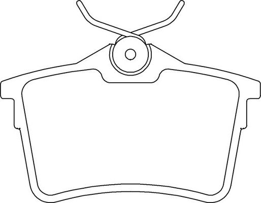 MOTAQUIP Комплект тормозных колодок, дисковый тормоз LVXL1639