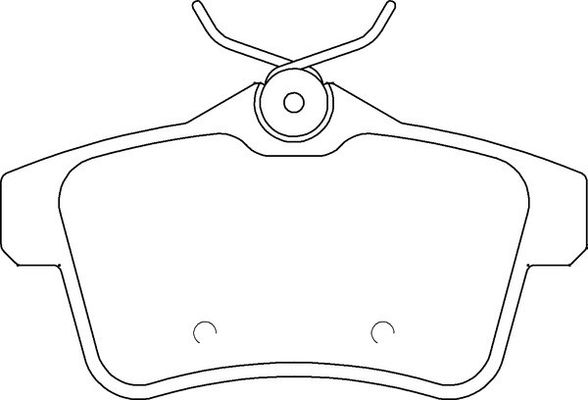 MOTAQUIP Комплект тормозных колодок, дисковый тормоз LVXL1641