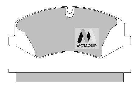 MOTAQUIP Комплект тормозных колодок, дисковый тормоз LVXL1645