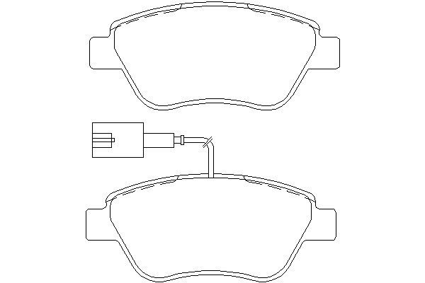 MOTAQUIP Комплект тормозных колодок, дисковый тормоз LVXL1669