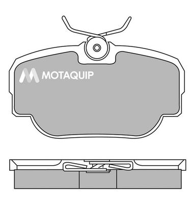 MOTAQUIP Комплект тормозных колодок, дисковый тормоз LVXL167