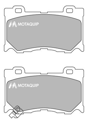 MOTAQUIP Комплект тормозных колодок, дисковый тормоз LVXL1691