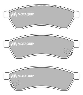 MOTAQUIP Комплект тормозных колодок, дисковый тормоз LVXL1694