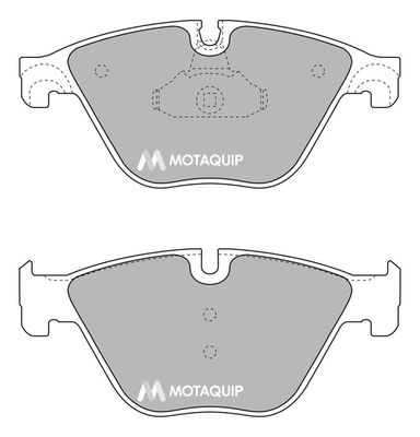 MOTAQUIP Комплект тормозных колодок, дисковый тормоз LVXL1716