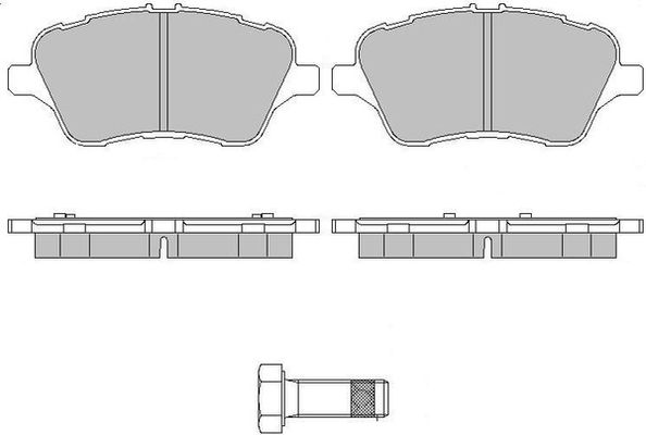 MOTAQUIP Комплект тормозных колодок, дисковый тормоз LVXL1738