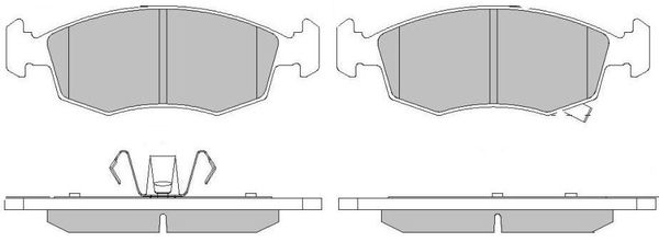 MOTAQUIP Комплект тормозных колодок, дисковый тормоз LVXL1743