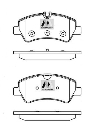 MOTAQUIP Комплект тормозных колодок, дисковый тормоз LVXL1745