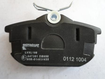 MOTAQUIP Комплект тормозных колодок, дисковый тормоз LVXL188