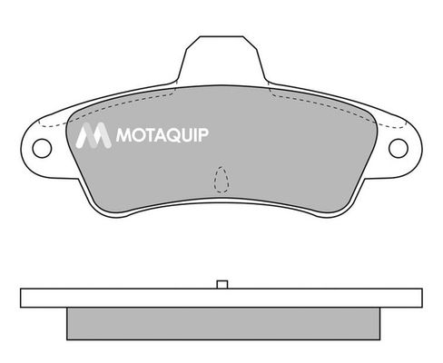 MOTAQUIP Комплект тормозных колодок, дисковый тормоз LVXL271