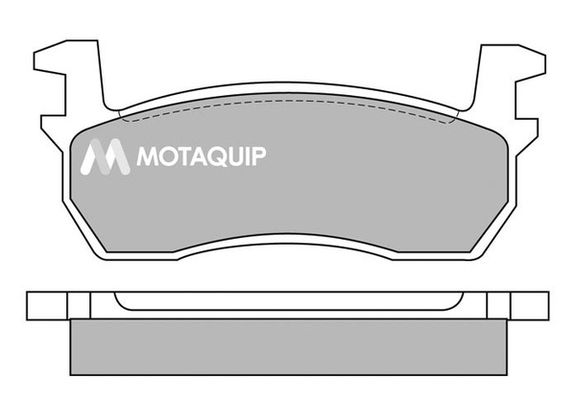 MOTAQUIP Комплект тормозных колодок, дисковый тормоз LVXL312