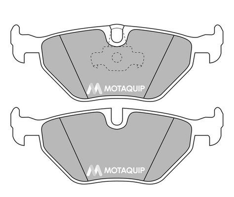 MOTAQUIP Комплект тормозных колодок, дисковый тормоз LVXL327