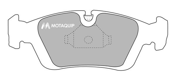 MOTAQUIP Комплект тормозных колодок, дисковый тормоз LVXL332