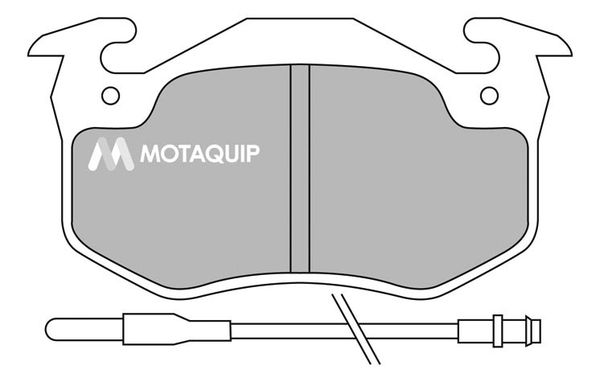 MOTAQUIP Комплект тормозных колодок, дисковый тормоз LVXL370