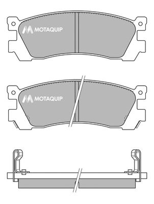 MOTAQUIP Комплект тормозных колодок, дисковый тормоз LVXL392