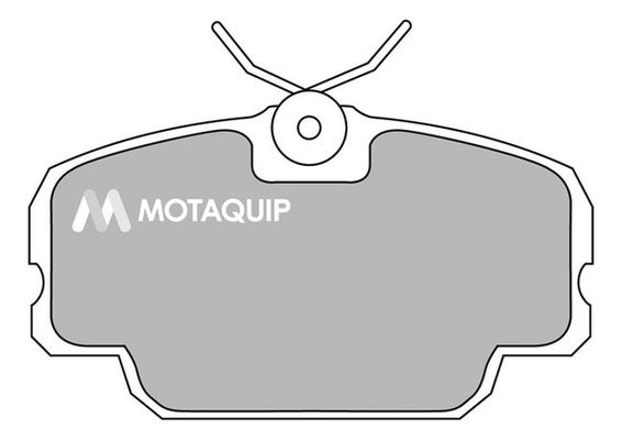 MOTAQUIP Комплект тормозных колодок, дисковый тормоз LVXL400