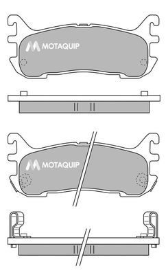 MOTAQUIP Комплект тормозных колодок, дисковый тормоз LVXL440