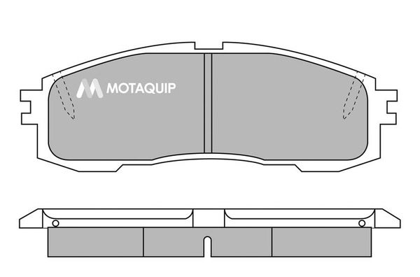 MOTAQUIP Комплект тормозных колодок, дисковый тормоз LVXL472