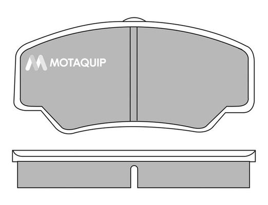 MOTAQUIP Комплект тормозных колодок, дисковый тормоз LVXL505