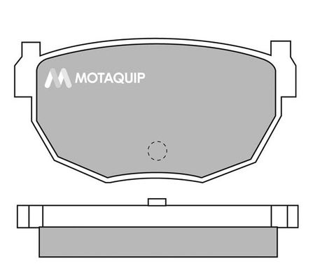 MOTAQUIP Комплект тормозных колодок, дисковый тормоз LVXL524