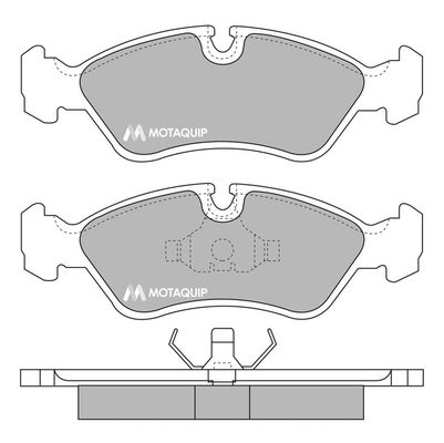 MOTAQUIP Комплект тормозных колодок, дисковый тормоз LVXL534