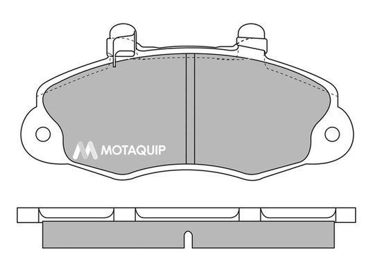 MOTAQUIP Комплект тормозных колодок, дисковый тормоз LVXL541
