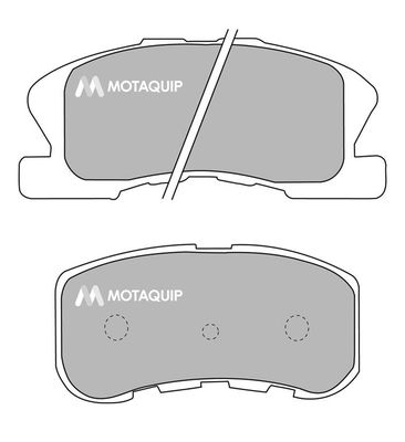 MOTAQUIP Комплект тормозных колодок, дисковый тормоз LVXL546