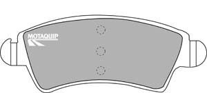 MOTAQUIP Комплект тормозных колодок, дисковый тормоз LVXL561
