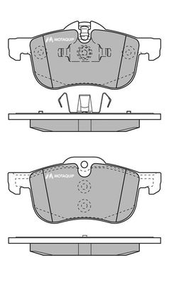 MOTAQUIP Комплект тормозных колодок, дисковый тормоз LVXL562